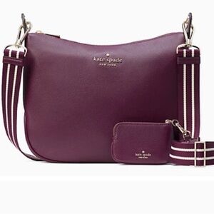 Kate Spade Rosie Pebble Leather Crossbody Bag W/ Coin Purse